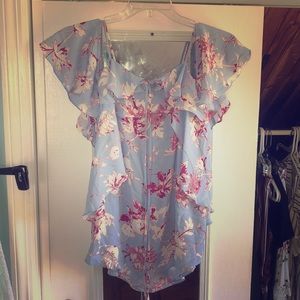 A floral shirt